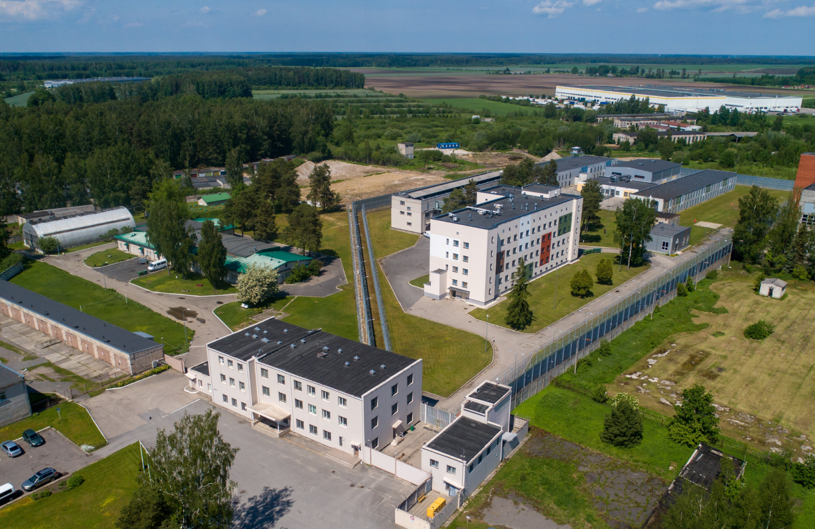 Olaines cietums no augšas