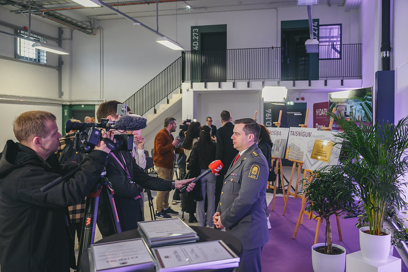 Ieslodzījuma vietu pārvaldes priekšnieka intervija televīzijai