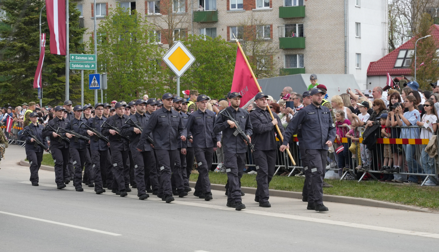 Parādē Aizkrauklē piedalās IeVP