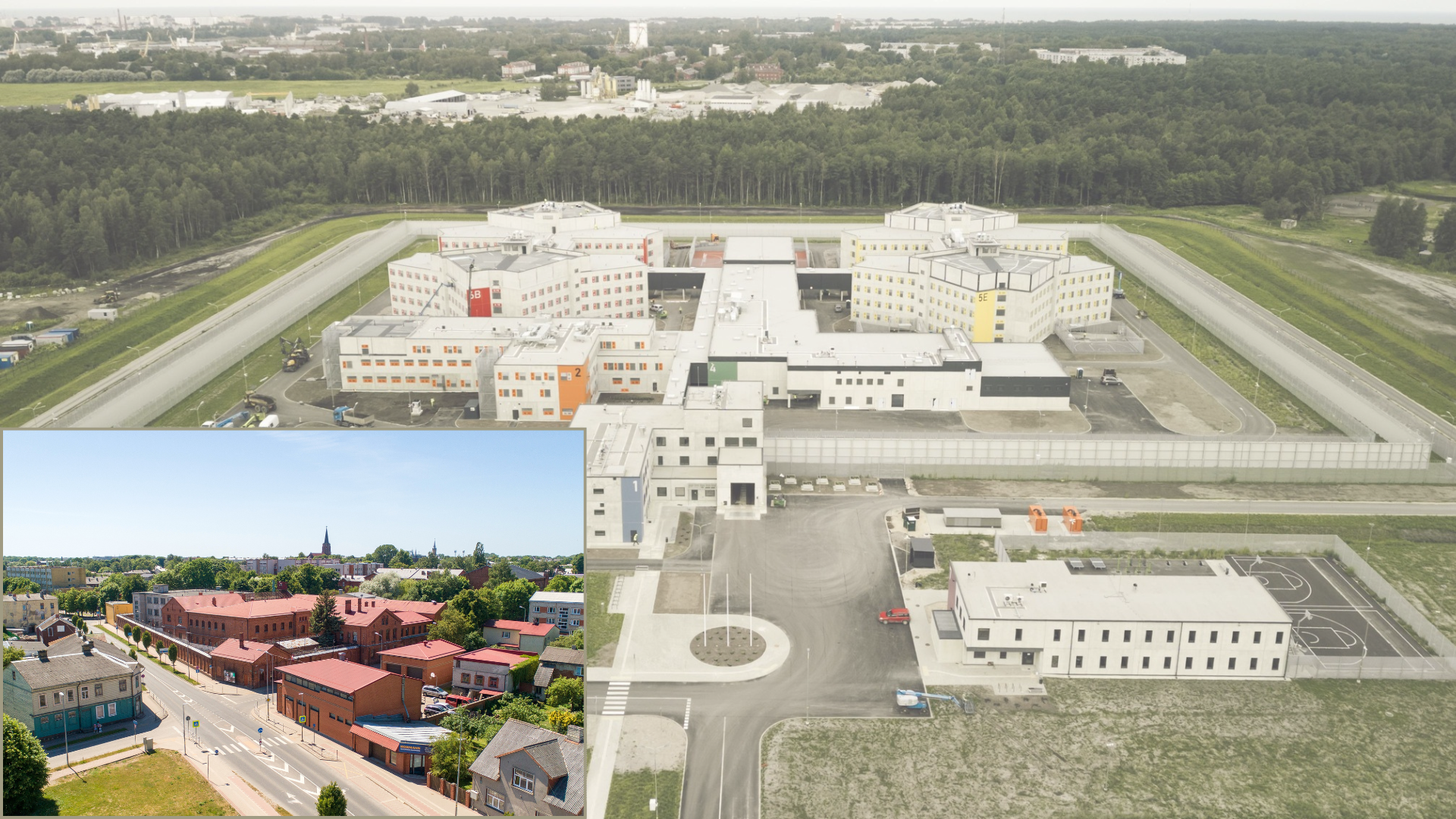 Liepājas cietums no augšas