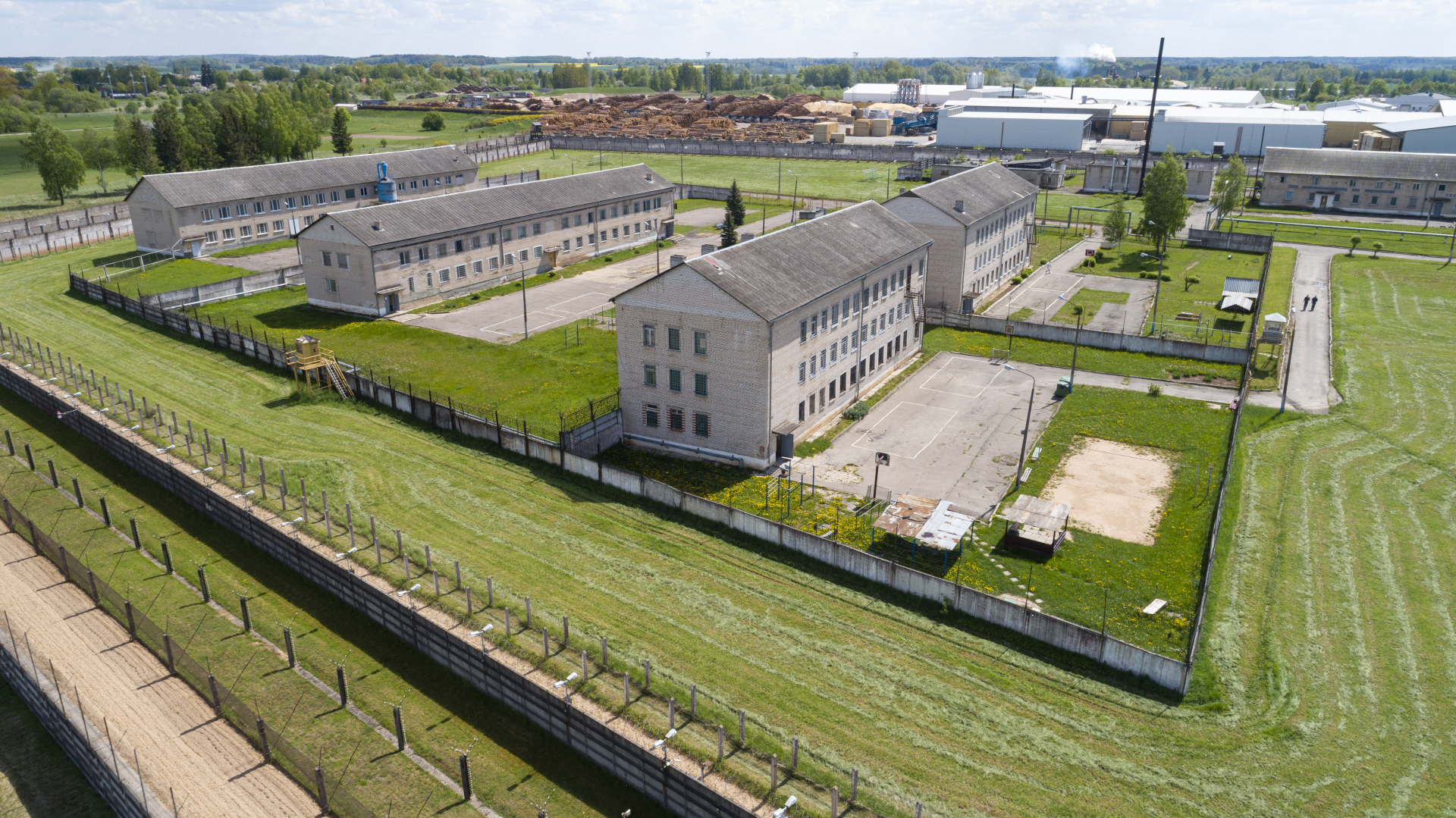 Jēkabpils cietums no augšas