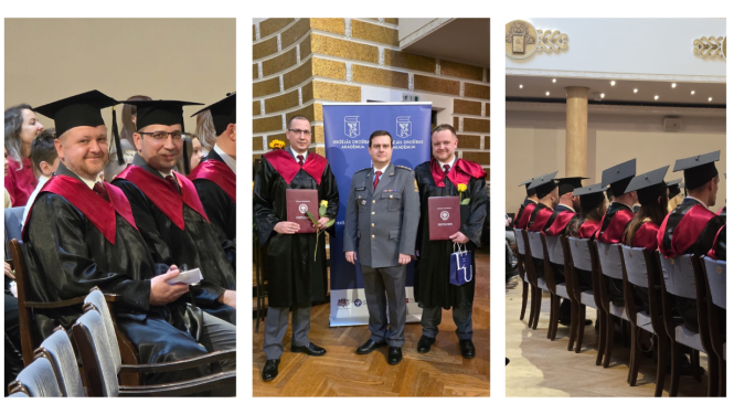 IeVP amatpersonas absolvējušas Iekšējās drošības akadēmijas maģistra studiju programmu