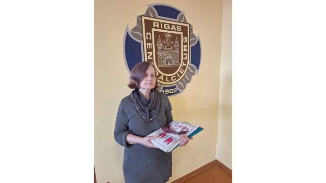 Daina Brila - IEVP brīvprātīgā, vada latviešu valodas nodarbības Rīgas Centrālcietumā